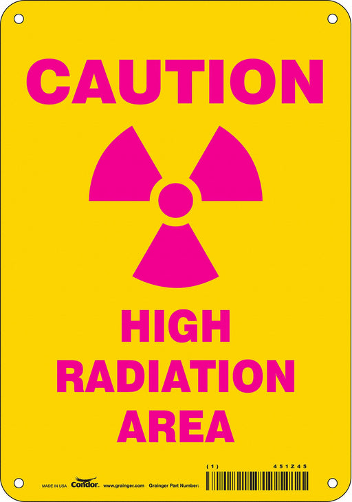 Safety Sign 10 inx7 in Polyethylene