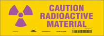 Safety Sign 3 1/2 in x 10 in Vinyl PK10