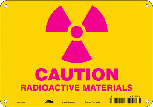 Safety Sign 7 inx10 in Polyethylene