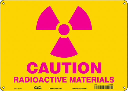 Safety Sign 10 inx14 in Polyethylene