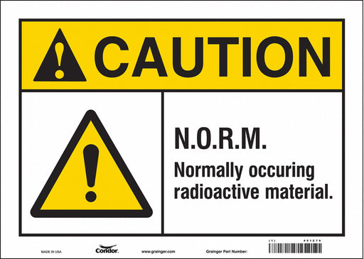 Safety Sign 10 in x 14 in Vinyl
