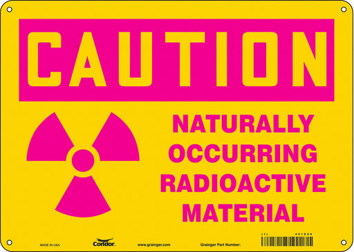 Safety Sign 10 in x 14 in Polyethylene