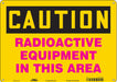 Safety Sign 10 in x 14 in Aluminum