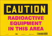 Safety Sign 7 inx10 in Vinyl