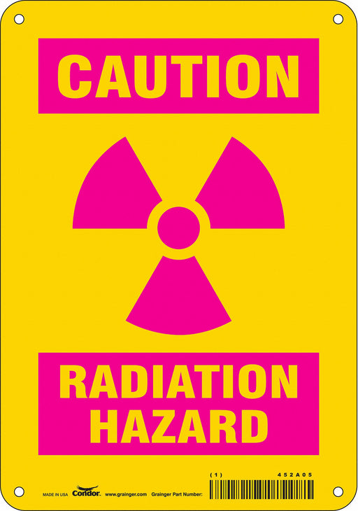 Safety Sign 10 inx7 in Aluminum