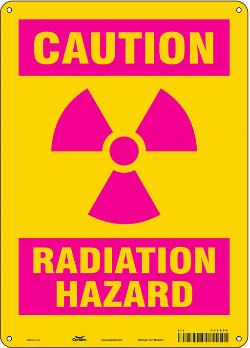 Safety Sign 14 inx10 in Aluminum