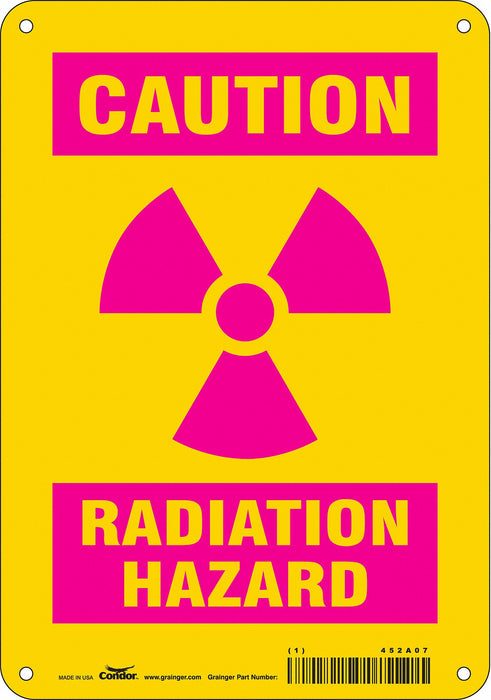 Safety Sign 10 inx7 in Polyethylene
