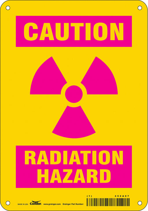 Safety Sign 10 inx7 in Polyethylene