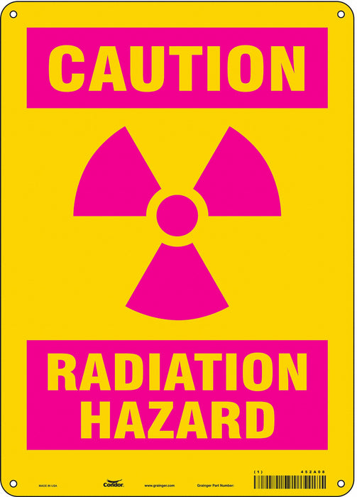 Safety Sign 14 in x 10 in Polyethylene