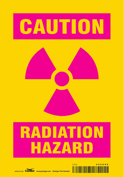 Safety Sign 10 inx7 in Vinyl