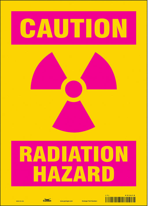 Safety Sign 14 inx10 in Vinyl