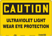 Safety Sign 10 in x 14 in Polyethylene