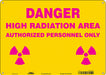 Safety Sign 10 inx14 in Aluminum