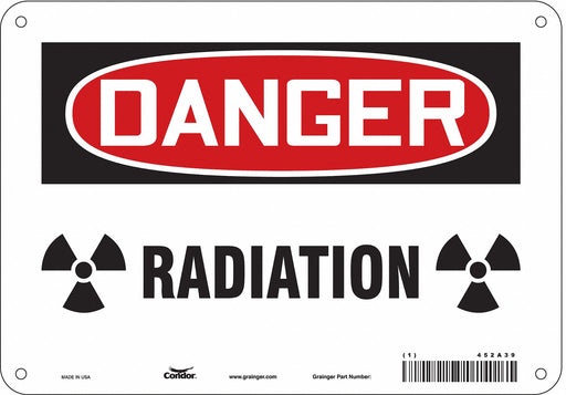 Safety Sign 7 in x 10 in Aluminum