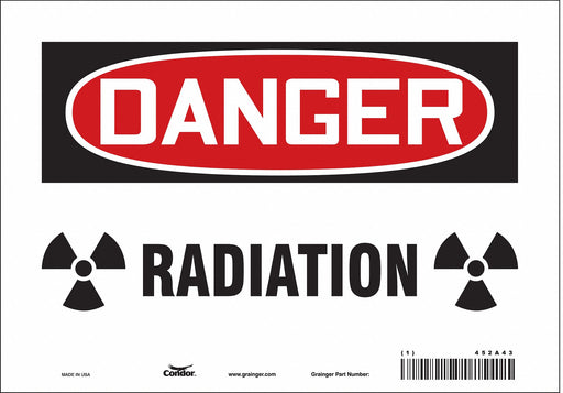Safety Sign 7 in x 10 in Vinyl