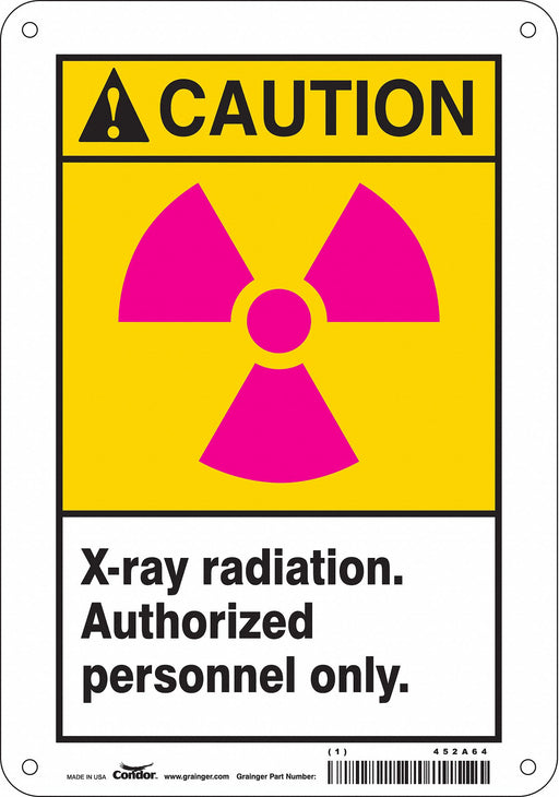 Safety Sign 10 inx7 in Aluminum