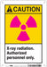 Safety Sign 10 inx7 in Aluminum