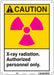 Safety Sign 14 in x 10 in Aluminum