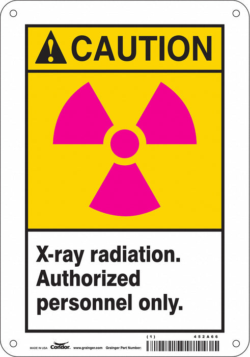 Safety Sign 10 inx7 in Polyethylene