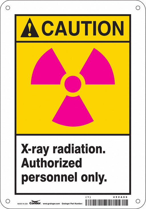 Safety Sign 10 inx7 in Polyethylene