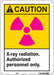 Safety Sign 14 inx10 in Polyethylene
