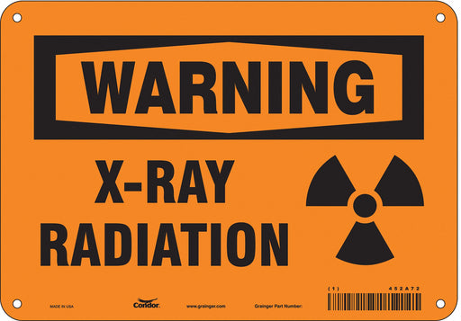Safety Sign 7 inx10 in Polyethylene