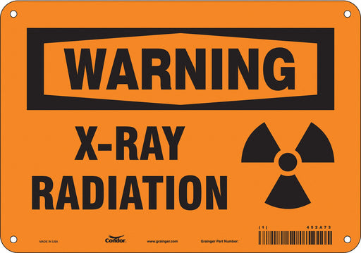 Safety Sign 7 inx10 in Vinyl