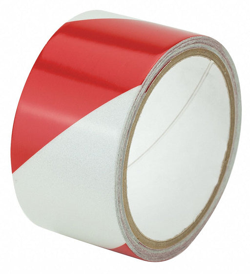 Floor Tape Red/White 2 inx15 ft Roll
