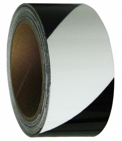 Floor Tape Black/White 2 inx15 ft Roll