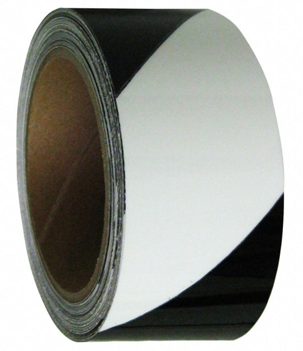 Floor Tape Black/White 2 inx15 ft Roll