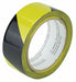 Floor Tape Black/Yellow 1.5inx54 ft Roll