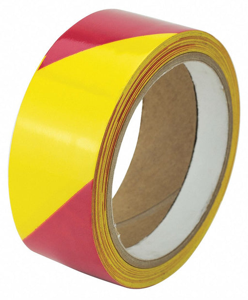 Floor Tape Pink/Yellow 1.5 inx54 ft Roll