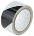 Floor Tape Black/White 2 inx30 ft Roll