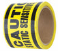 Floor Tape Black/Yellow 3 inx54 ft Roll