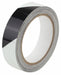 Floor Tape Black/White 1 inx30 ft Roll