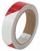Floor Tape Red/White 1 inx30 ft Roll
