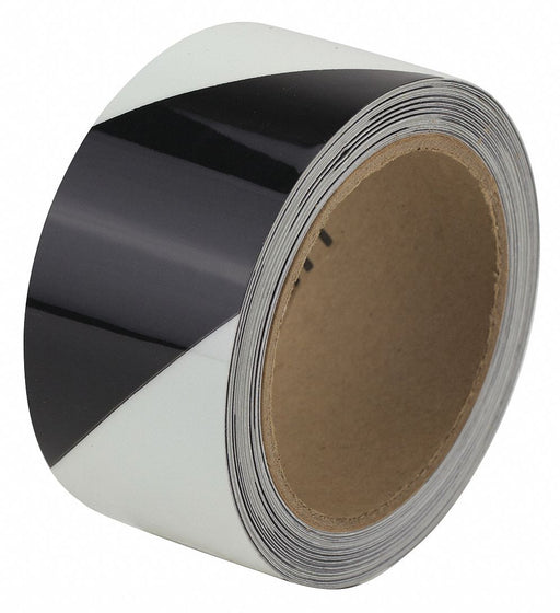 Floor Tape Black/White 2 inx30 ft Roll