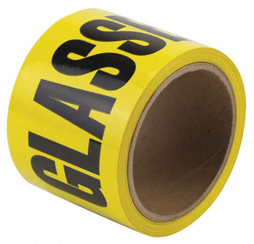 Floor Tape Black/Yellow 3 inx54 ft Roll