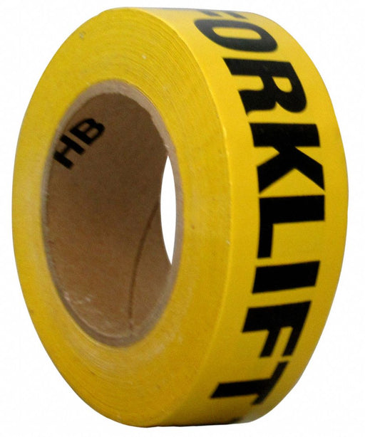 Floor Tape Black/Yellow 3 inx54 ft Roll