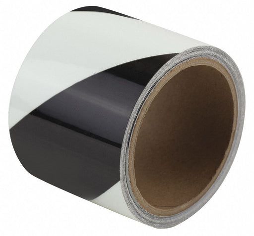 Floor Tape Black/White 3 inx15 ft Roll