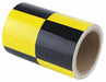 Floor Tape Black/Yellow 6 inx54 ft Roll