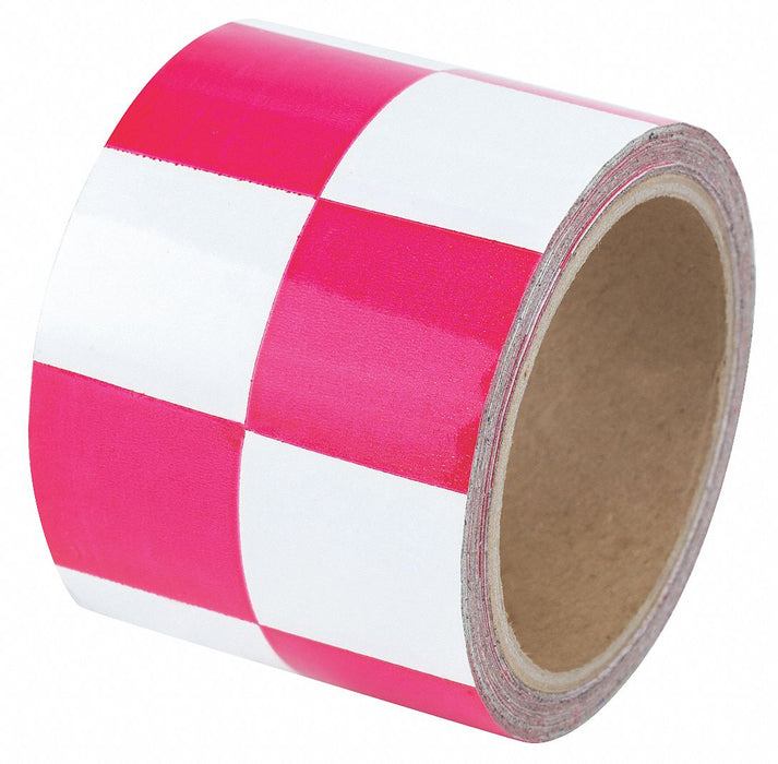 Floor Tape Red/White 3 inx54 ft Roll