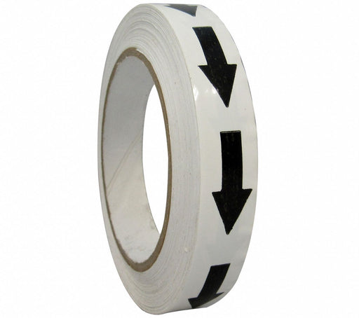 Floor Tape Black/White 3/4inx120 ft Roll