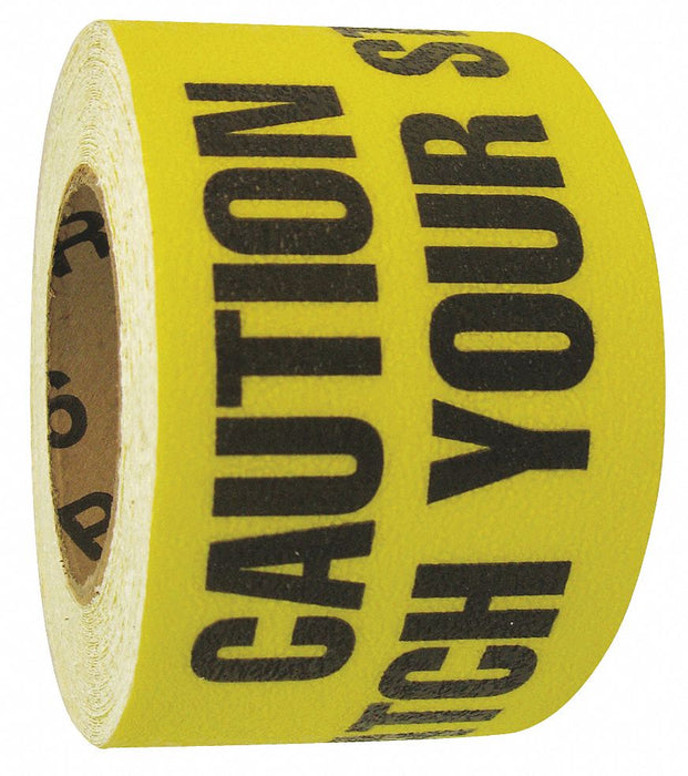 AntiSlip Tape 60 ftLx3 W BLK/YLW 46Grit