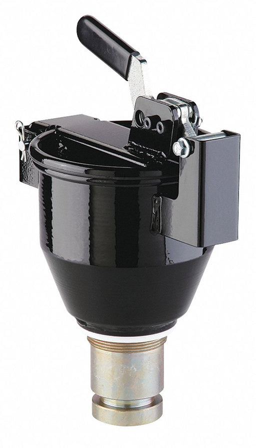 Drum Funnel Black Steel NPT