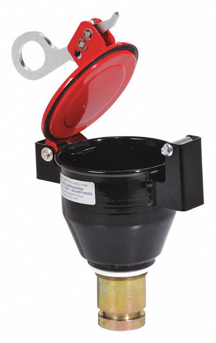 Drum Funnel 11 in H Red Steel