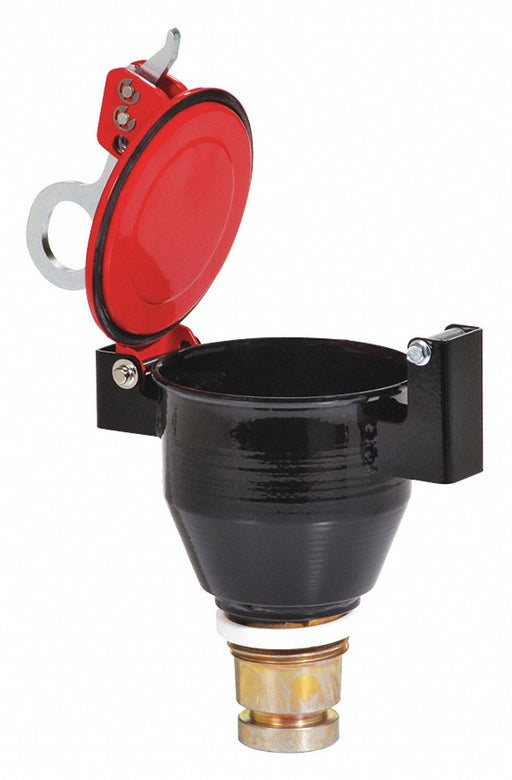 Drum Funnel 11 in H Red Steel