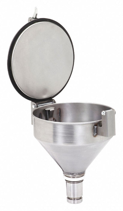 Drum Funnel Silver 304SS NPT