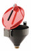 K7662 Drum Funnel 13 in H Red Steel