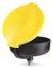 DrumFunnel 11.5inH Yellow Polyethylene